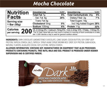 Load image into Gallery viewer, NuGo Dark Mocha Chocolate Nutrition Facts