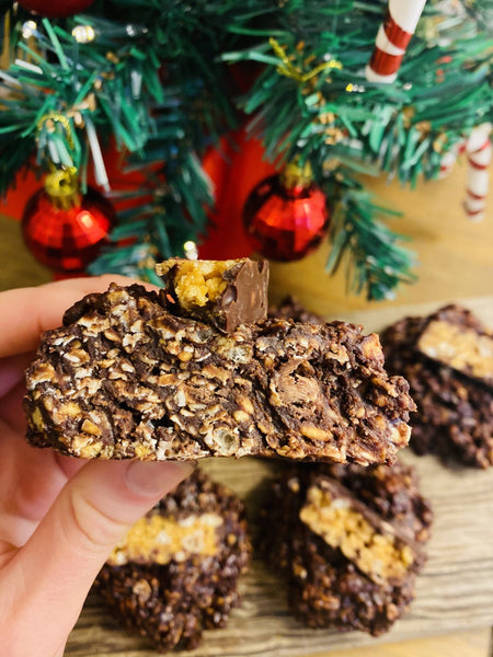 No-Bake NuGo Protein Peanut Butter Cookies