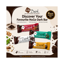 Load image into Gallery viewer, NuGo Dark Sample Kit - Pack of 4 - Popular Flavours
